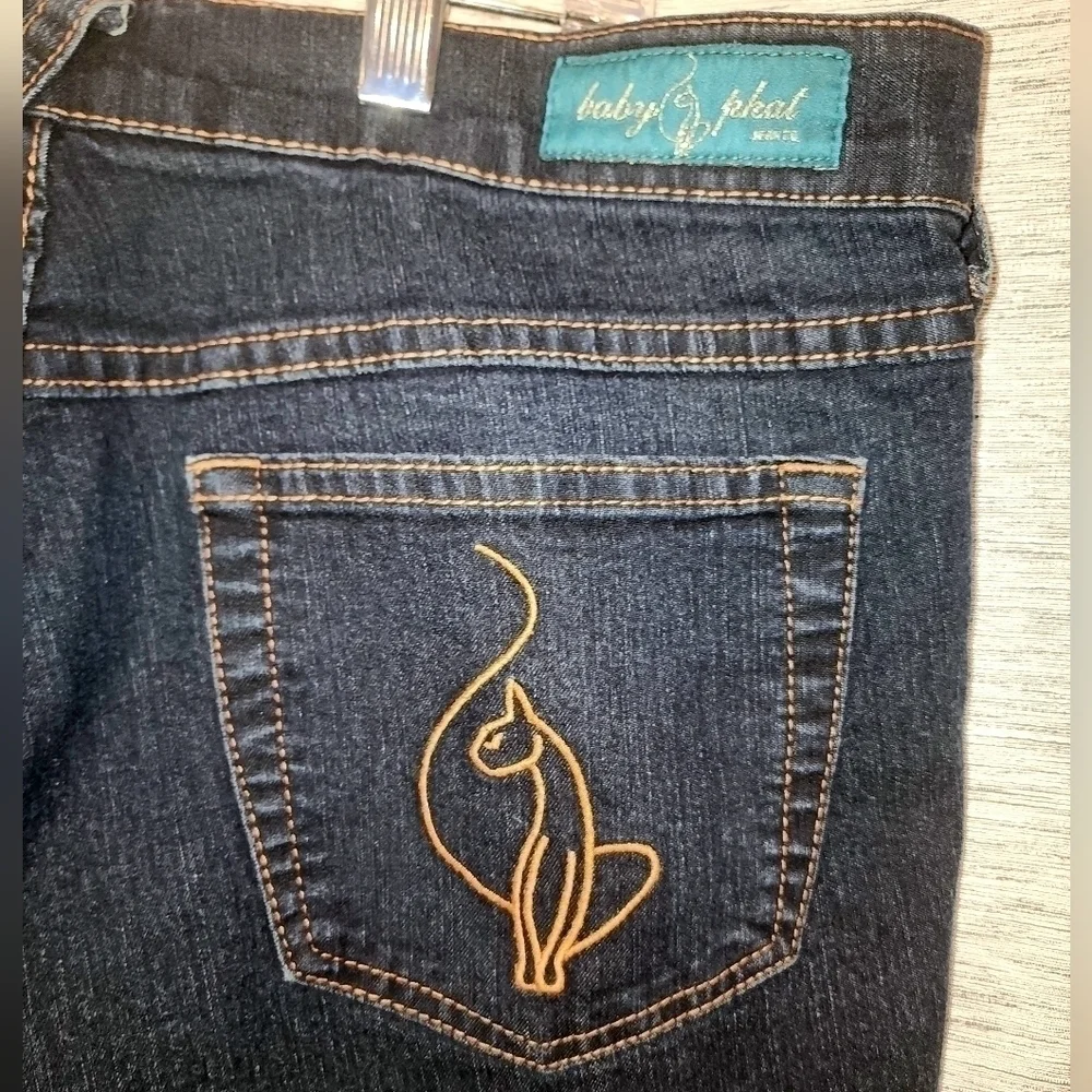 Baby Phat Vintage Dark Wash Size 9 Straight Leg Vintage